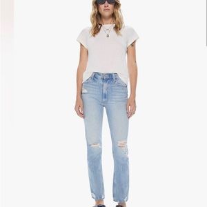 MOTHER denim Rider Skimp High Waisted 27 in The Confession wash. Size 27. NWOT.